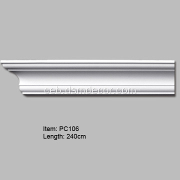 Arkitektural nga Polyurethane Plain Crown Molding